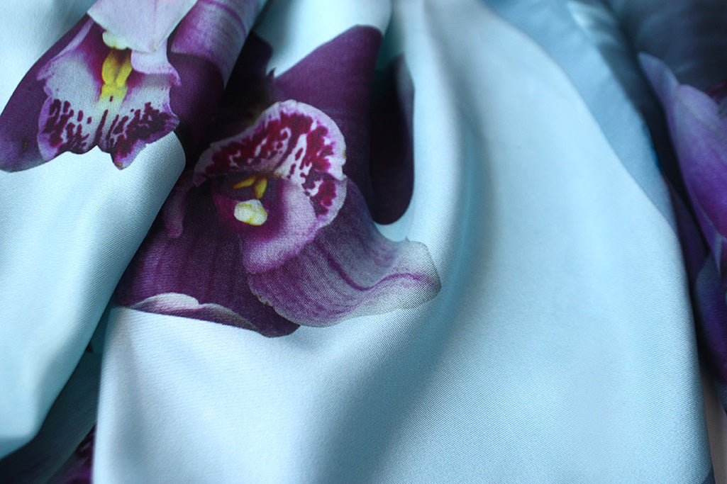 silk, orchid